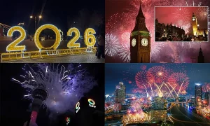 پاکستان سمیت دنیا بھر میں 2026 کا شاندار آغاز، آتش بازی اور رنگ و نور سے سالِ نو کا استقبال